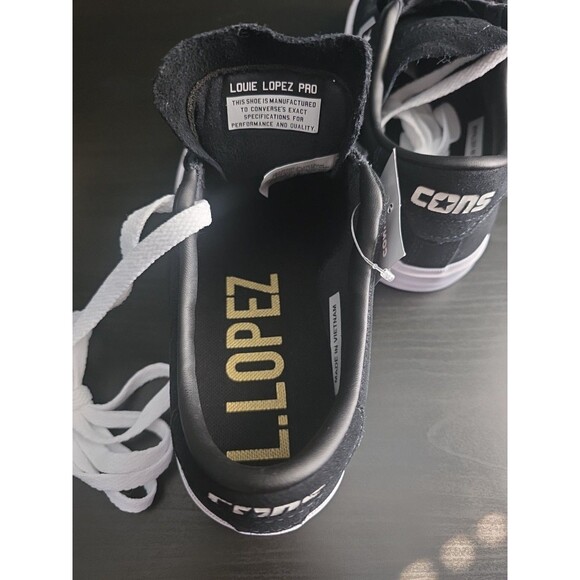 Converse Louie Lopez Pro Low Black Men's 7 Women's 8.5 New - Picture 7 of 8